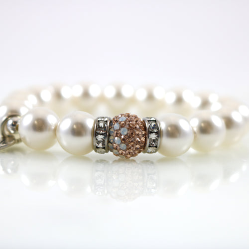 Sparkle Pearl Champagne Fade Bracelet