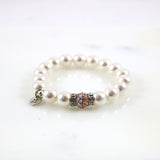 Sparkle Pearl Champagne Fade Bracelet