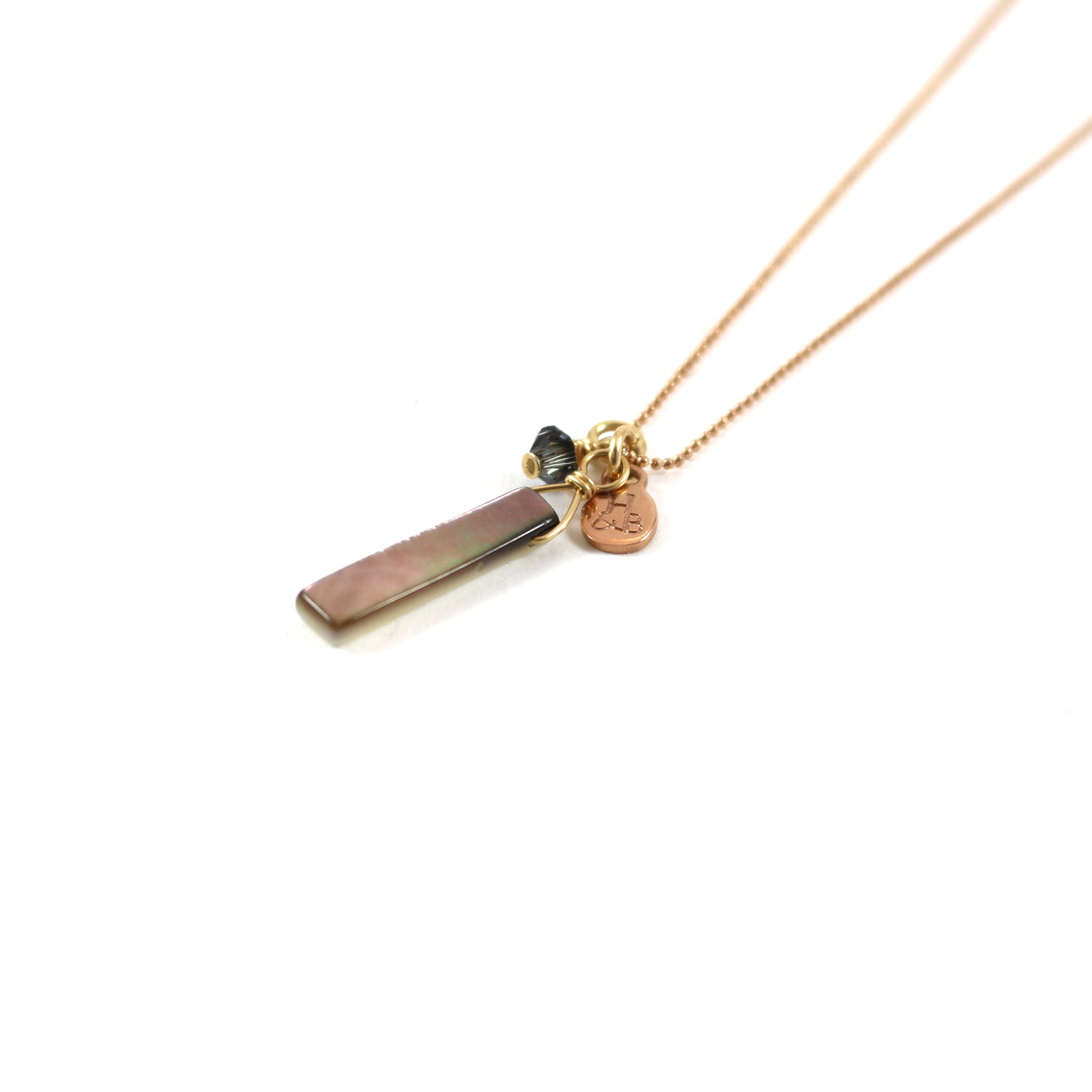 Mother of Pearl Cluster Necklace