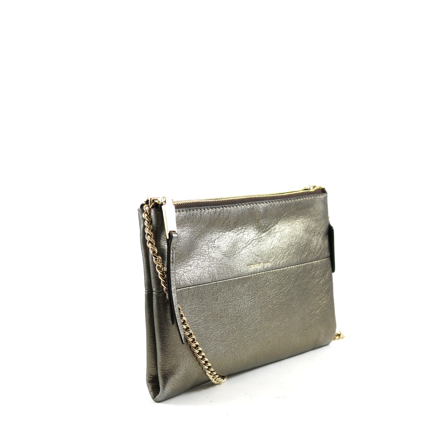 Metallic Messenger Bag