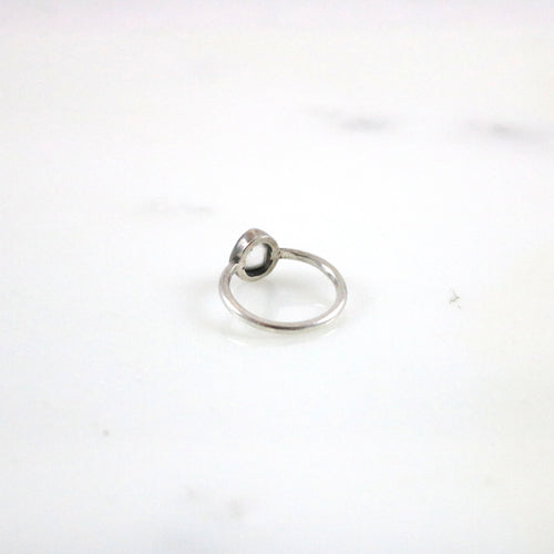 White Stone Ring