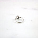 White Stone Ring