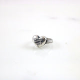 Stitched Heart Ring