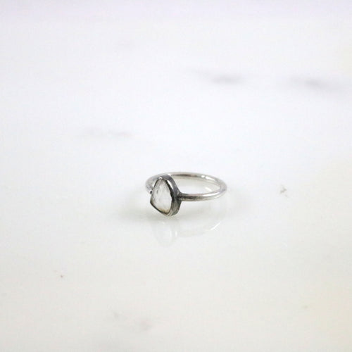 White Stone Ring