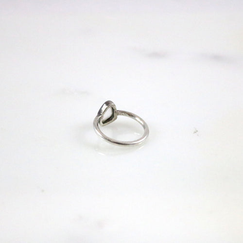 White Stone Ring