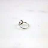 White Stone Ring