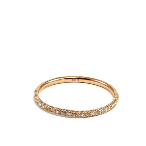 Rose Gold Crystal Bangle