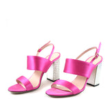Sparkle Block Heels