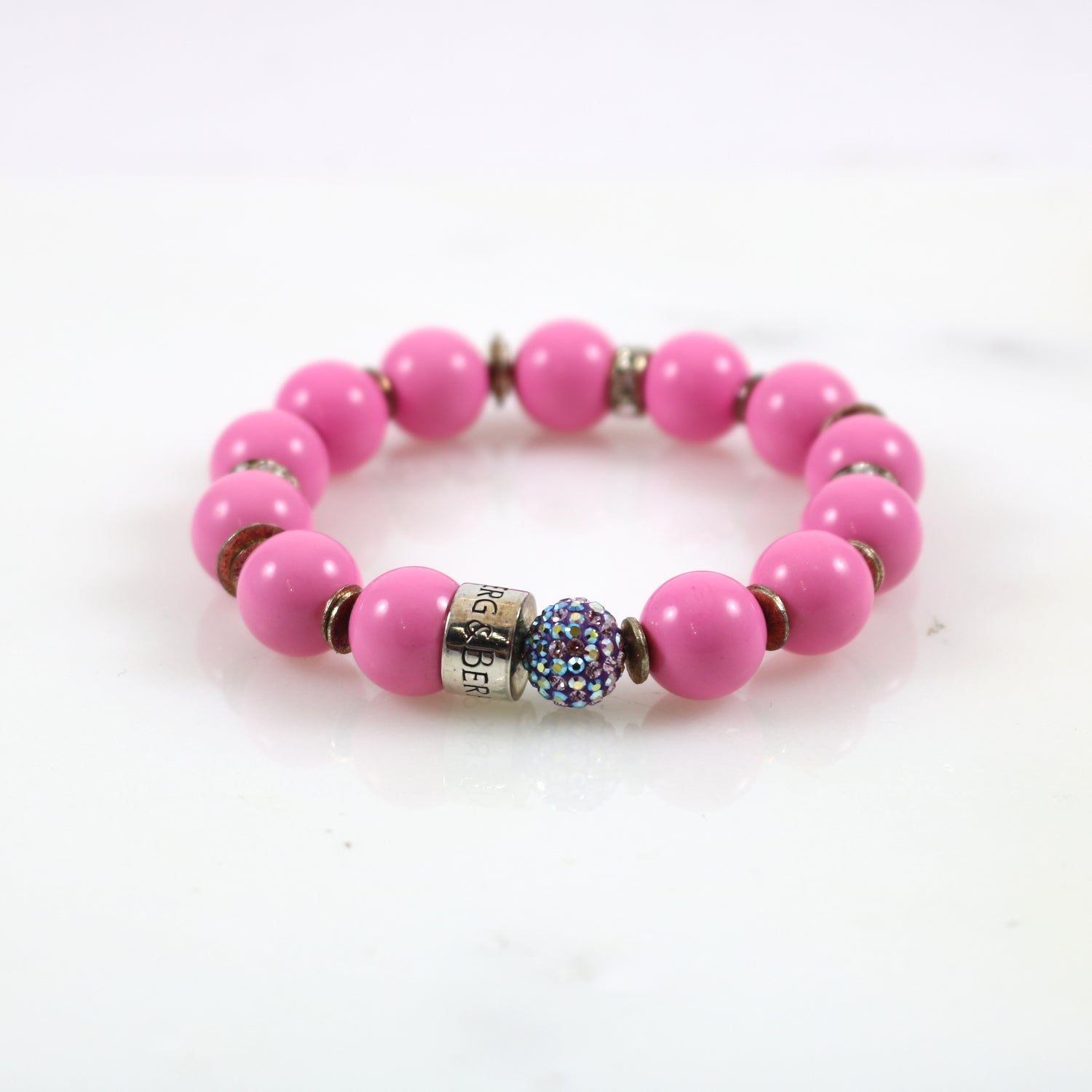 Hot Pink Sparkle Bracelet