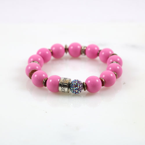 Hot Pink Sparkle Bracelet