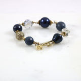 Blue with Crystal Bracelet