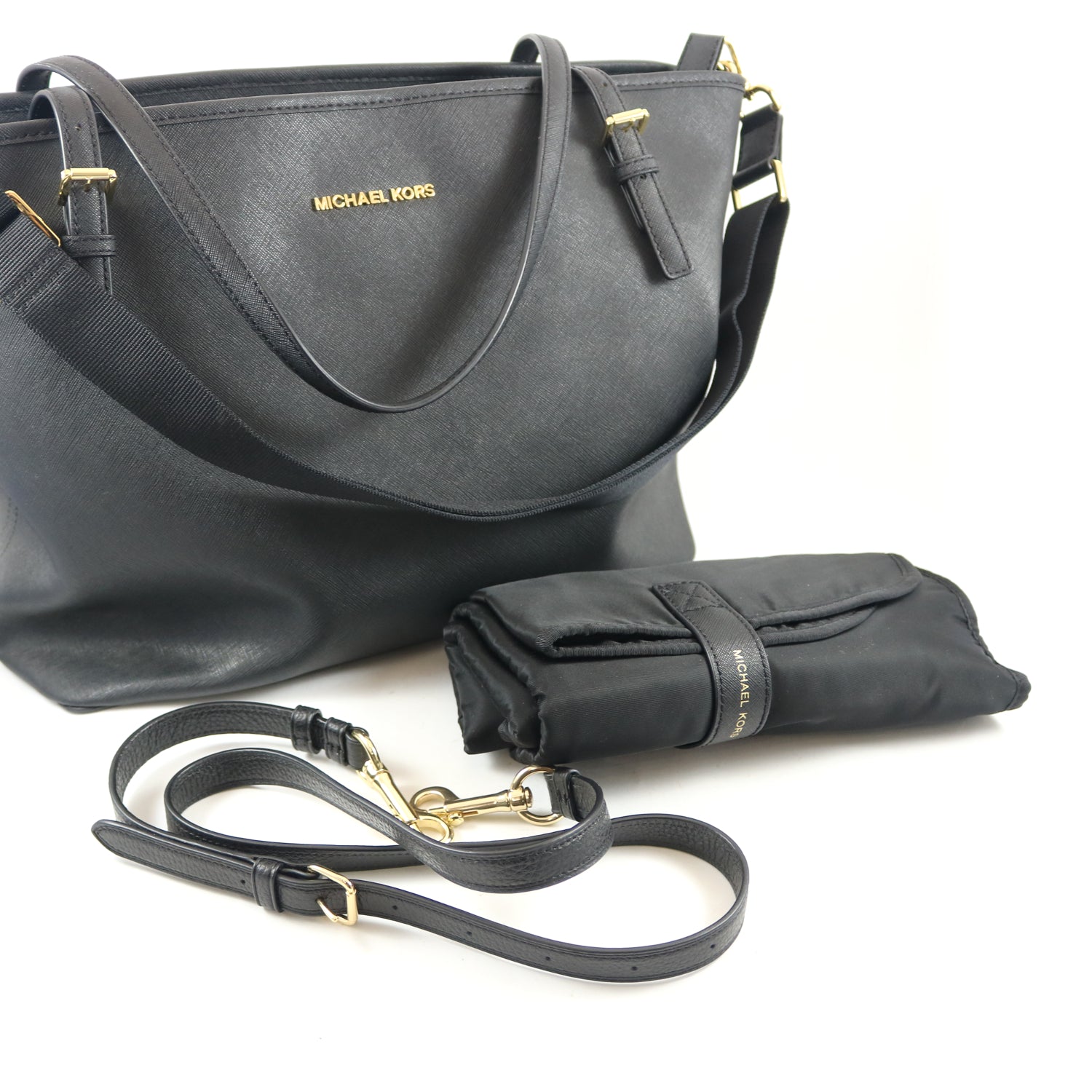 Saffiano Diaper Bag
