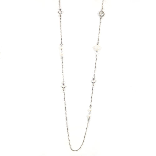 Pearl Lariat Necklace