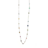 Multi-Tone Lariat Necklace