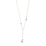 Crystal Lariat Necklace
