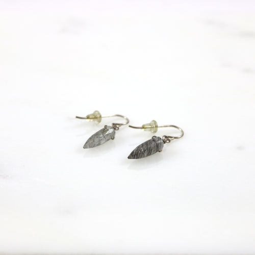 Needle Quartz Earrings