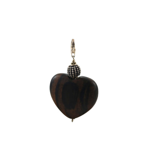 Wood Heart Pendant