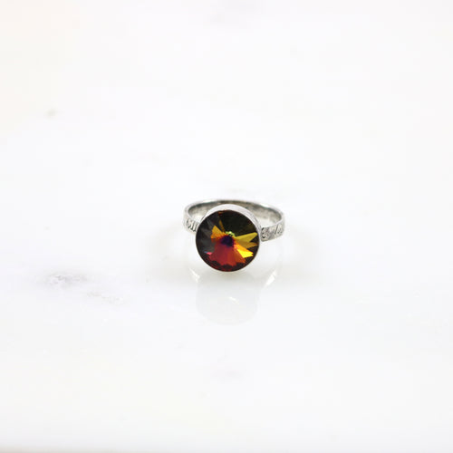 Ammolite Ring