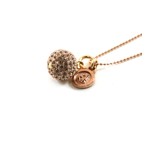 Rose Gold H&B Earrings & Necklace Set