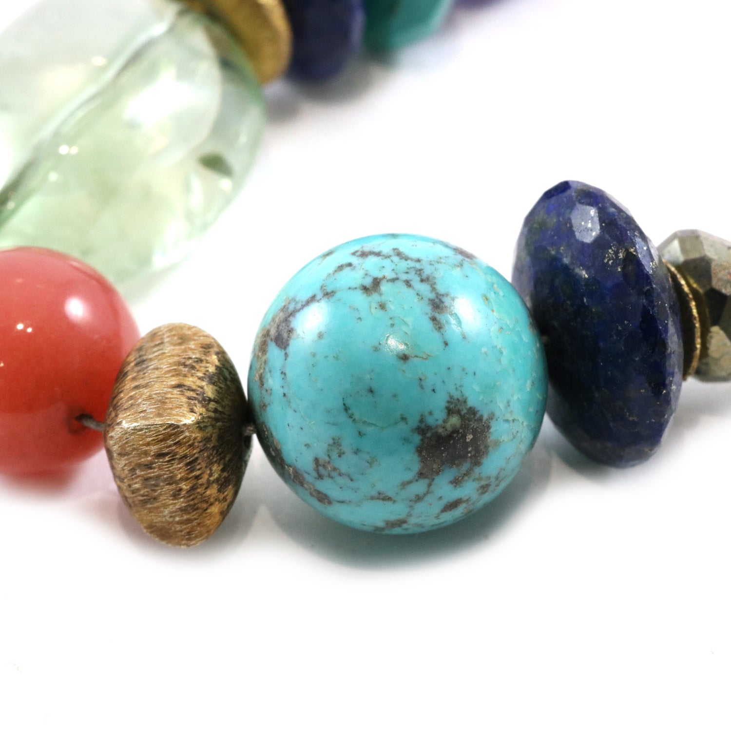 Statement Multi-Coloured Bead Necklace