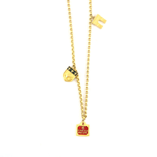 Vintage Gold Statement Necklace