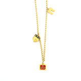 Vintage Gold Statement Necklace