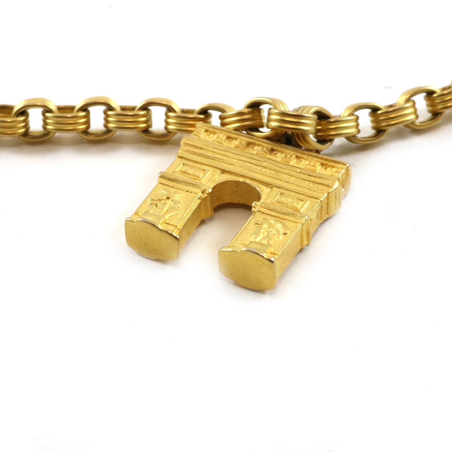 Vintage Gold Statement Necklace