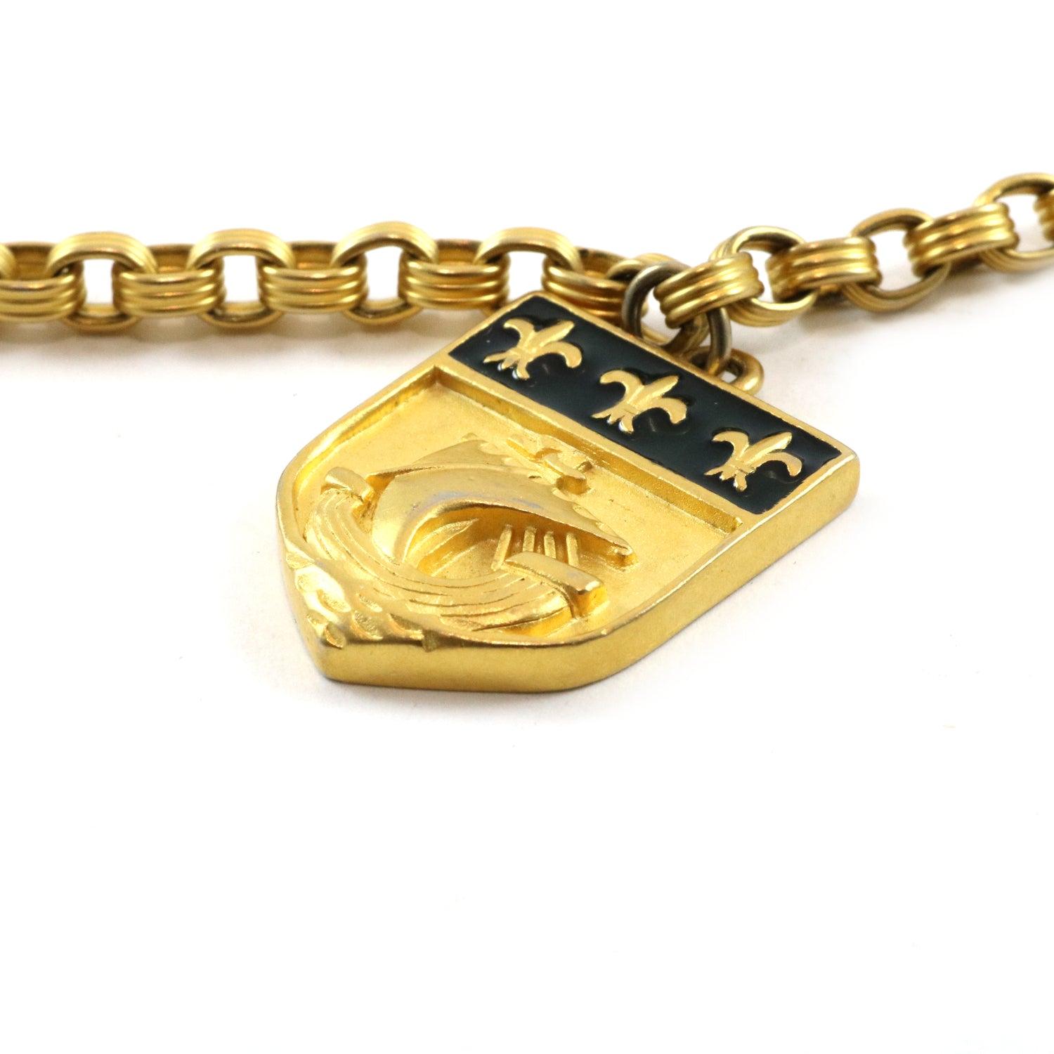 Vintage Gold Statement Necklace