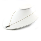Black & White Stone Pendant Necklace