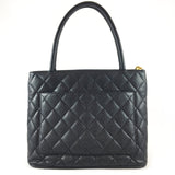 Caviar Quilted Medallion Tote