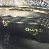 Caviar Quilted Medallion Tote