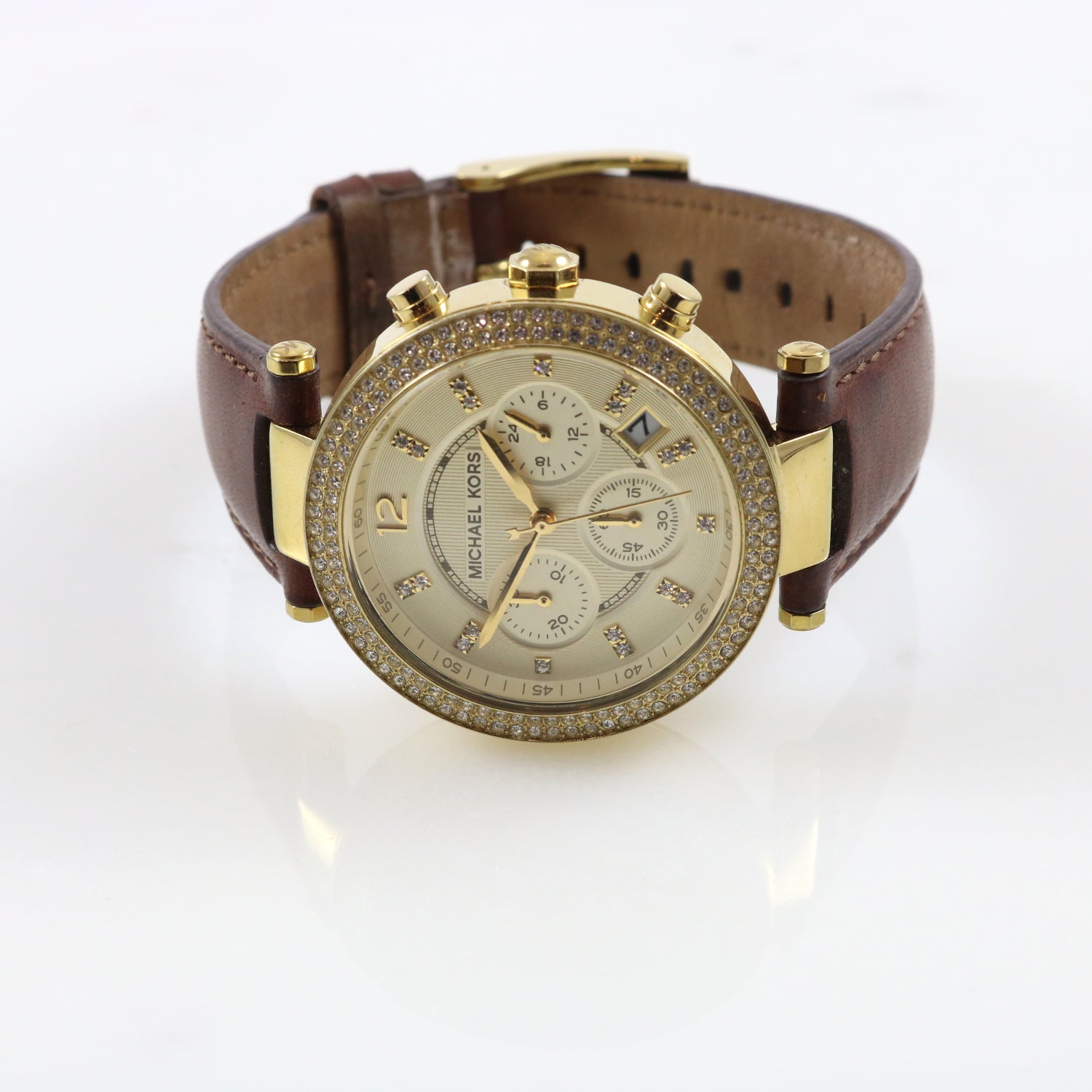 Leather Strap Watch