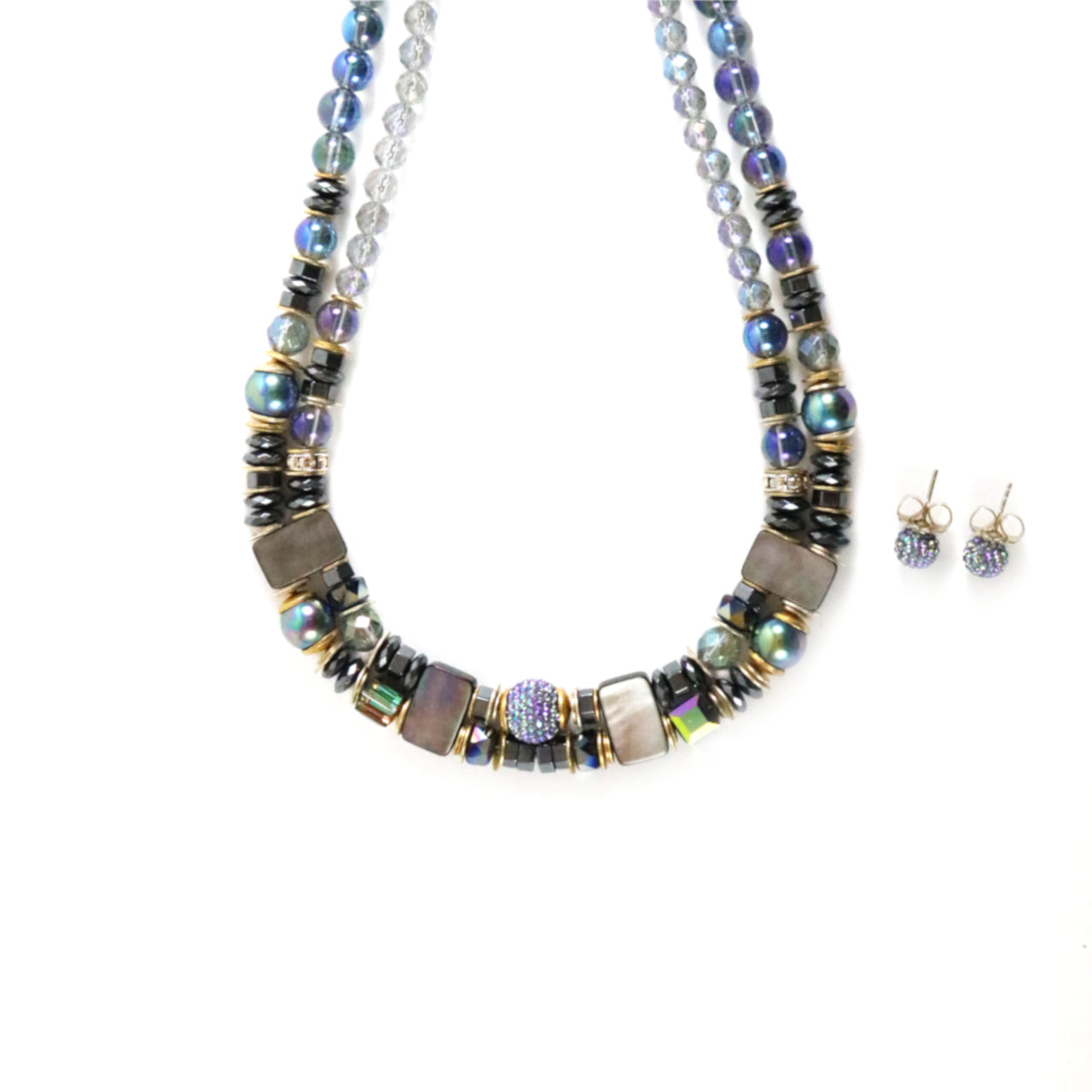 Peacock Statement Necklace