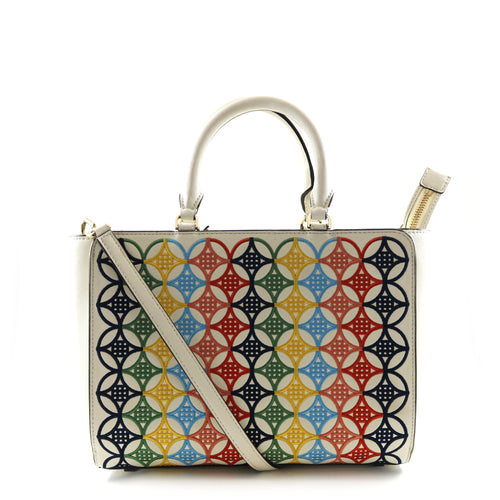 Embroidered Satchel