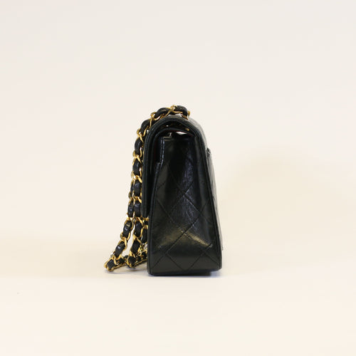 Lambskin Quilted Small Double Flap