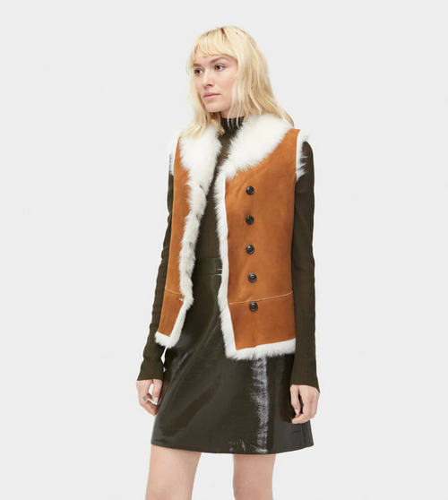 Renee Toscana Shearling Vest