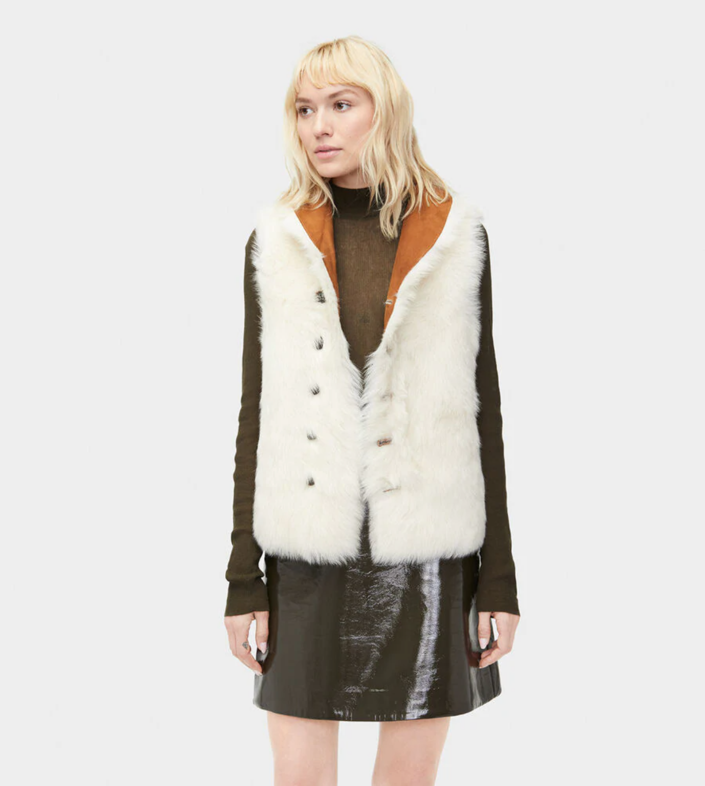 Renee Toscana Shearling Vest
