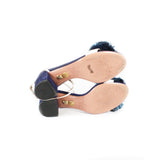 Blue Heel Sandals