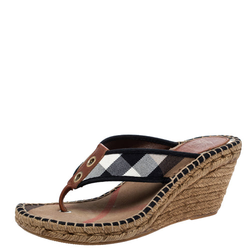 Burberry Wedge Sandals