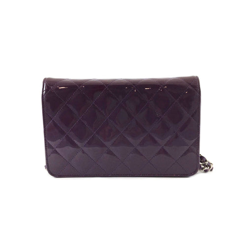 Patent Quilted Brilliant WOC