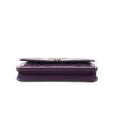 Patent Quilted Brilliant WOC