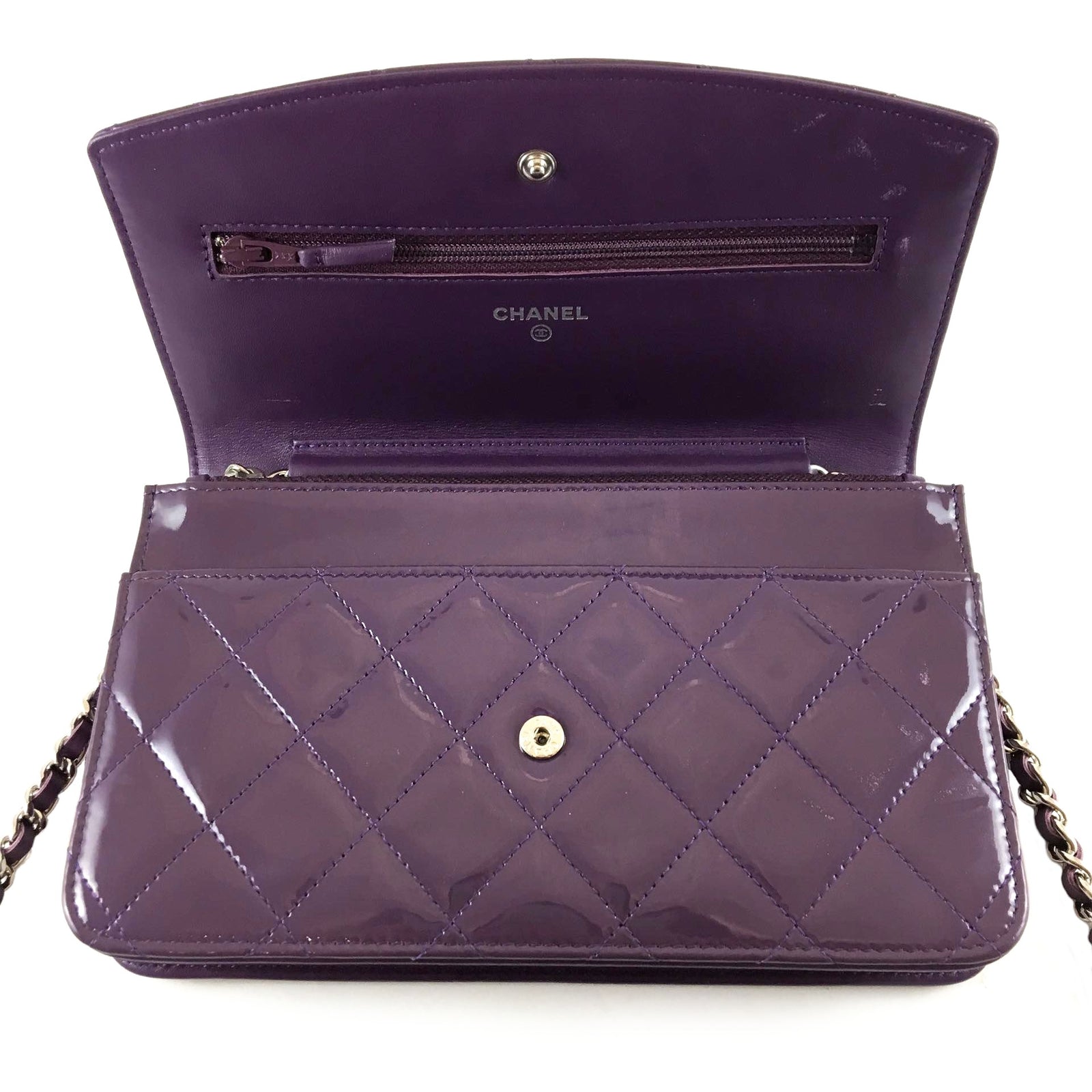 Patent Quilted Brilliant WOC