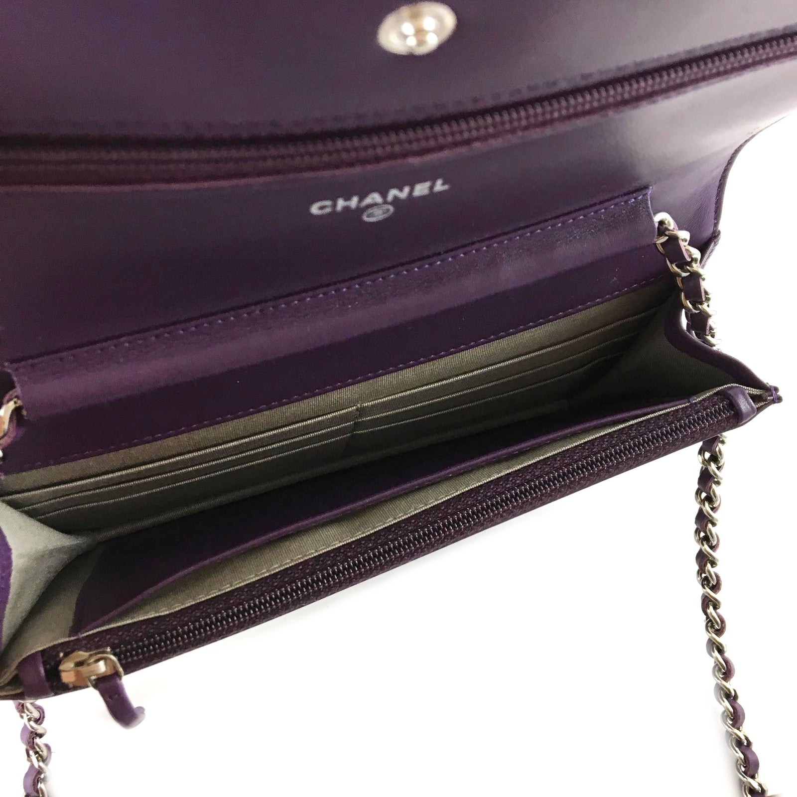 Patent Quilted Brilliant WOC