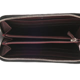 Lambskin Quilted Zip Around Wallet