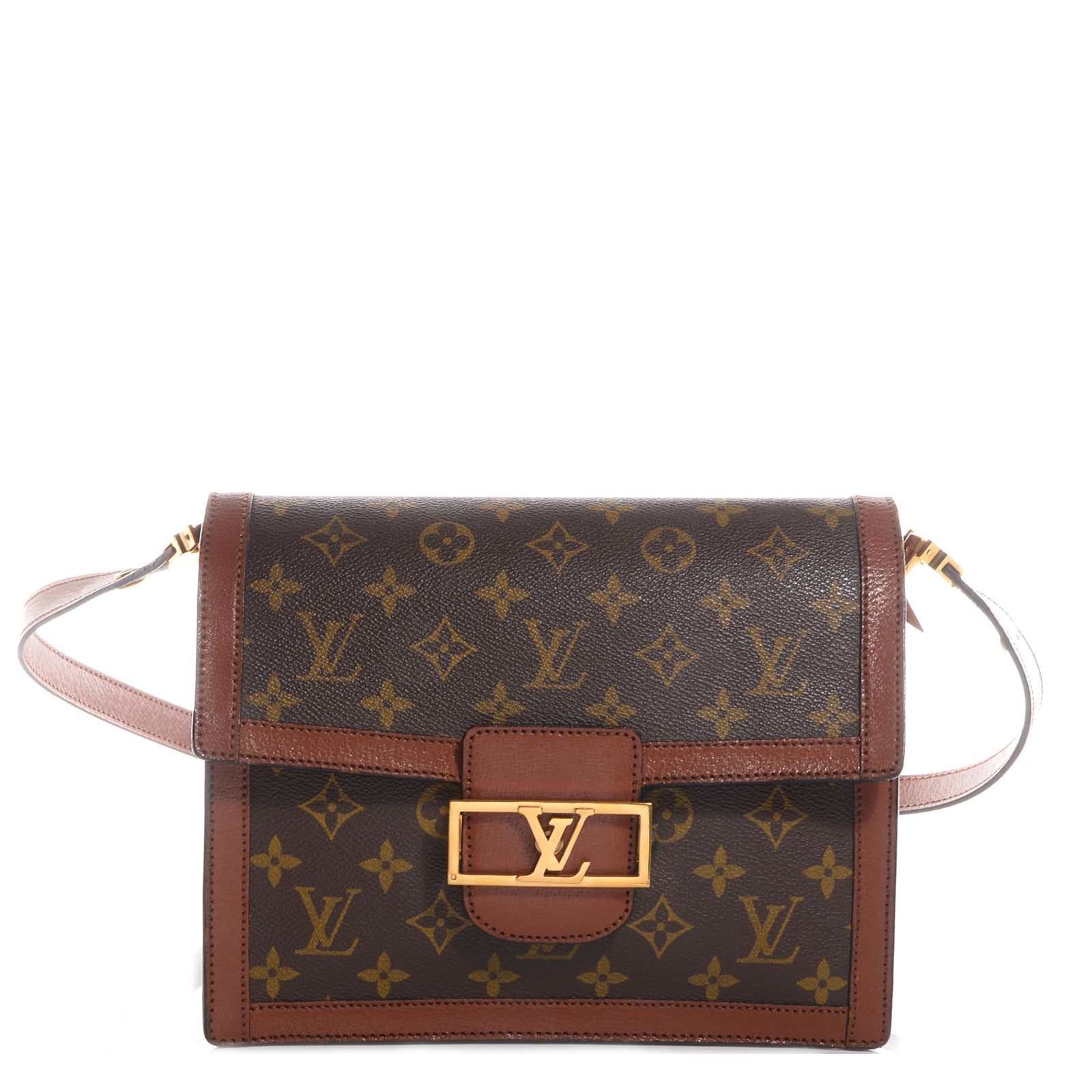 Louis Vuitton Vintage Monogram Canvas Dauphine Box Shoulder Bag