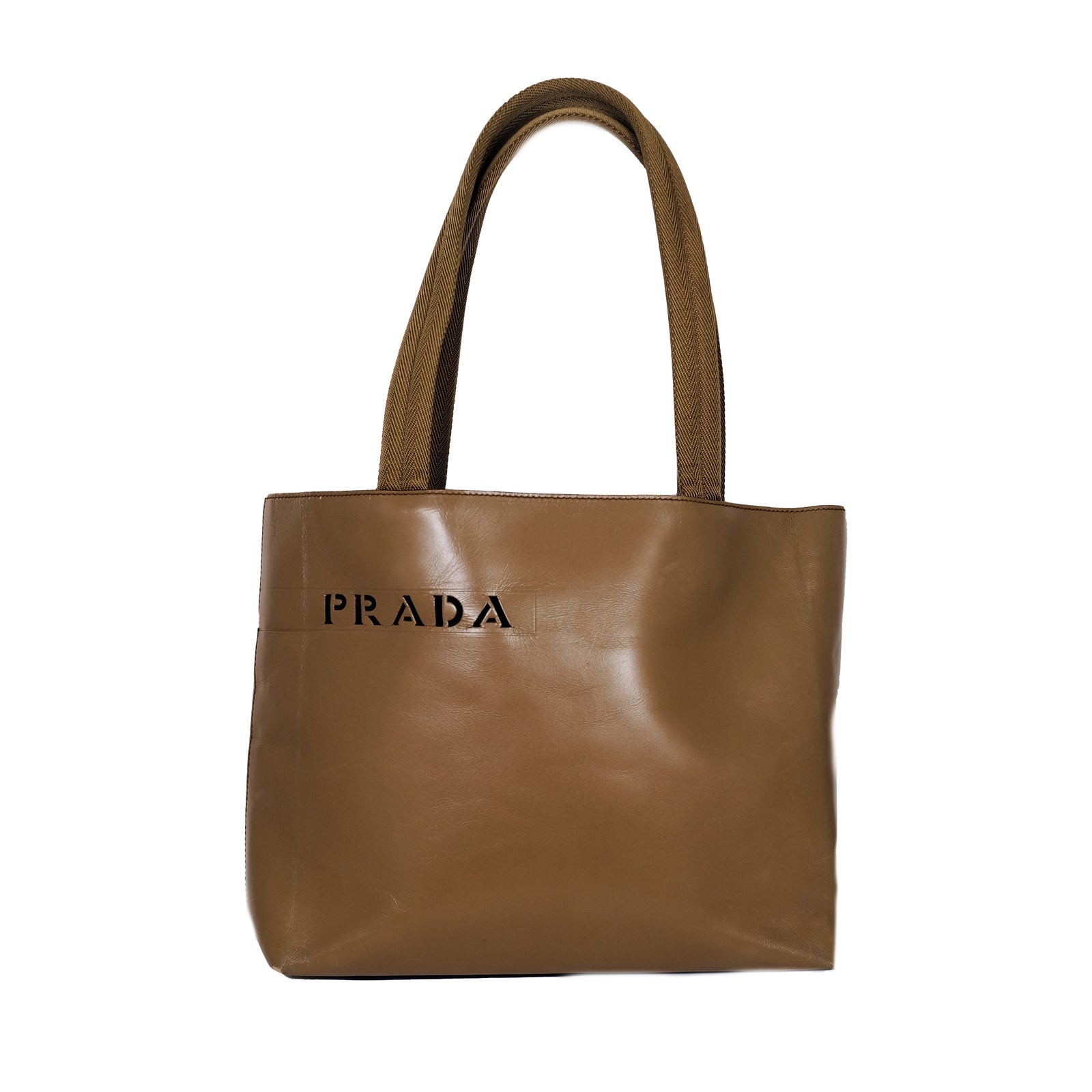 Brown Leather Small Tote