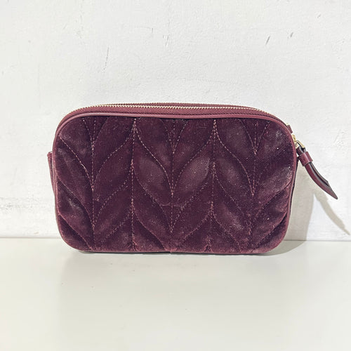 Burgundy Clutch