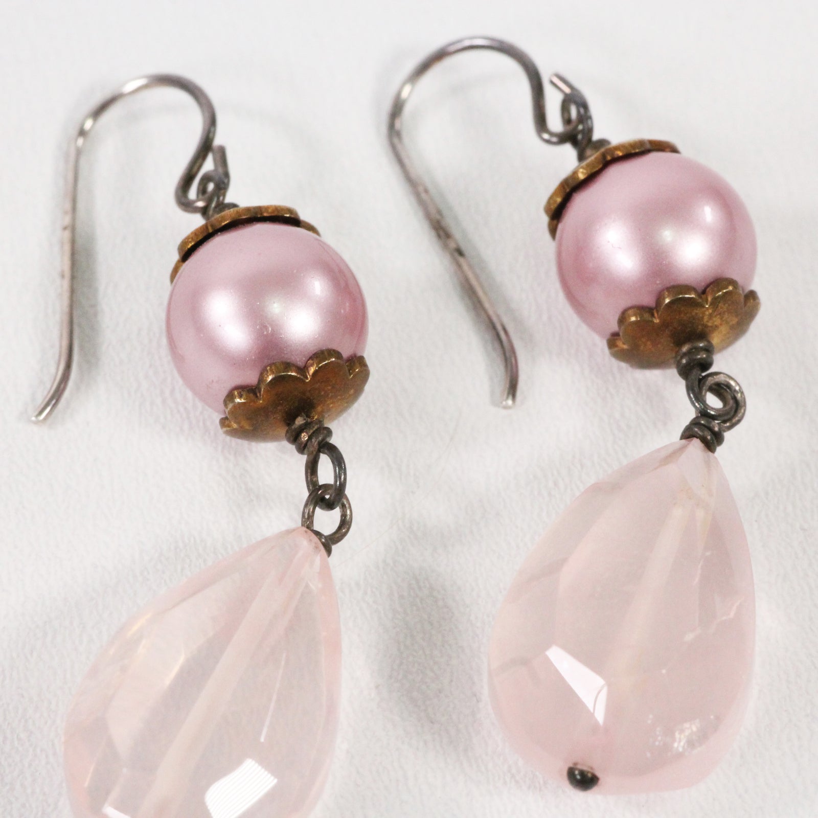 Pink Drop Earrings