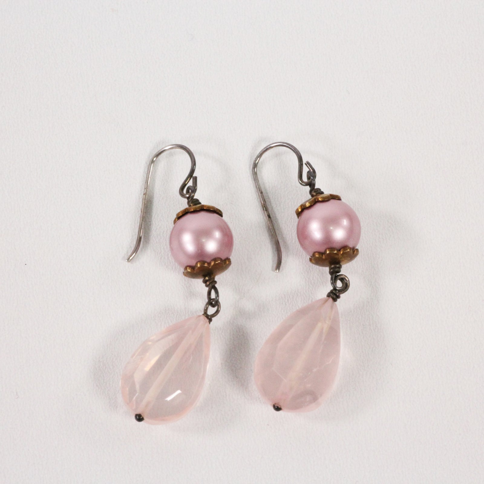 Pink Drop Earrings