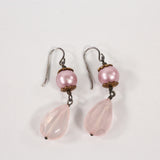 Pink Drop Earrings